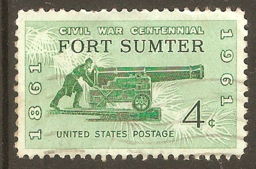 United States 1961 4c Civil War Series. SG1177.